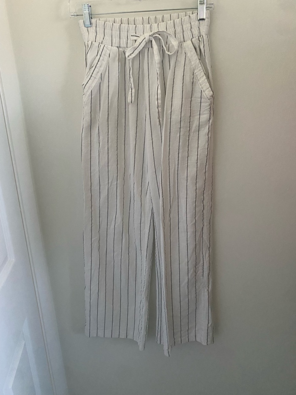 Sienna Sky Striped Linen Pants